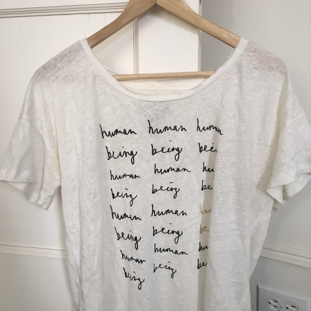 J Crew Human Being Shirt